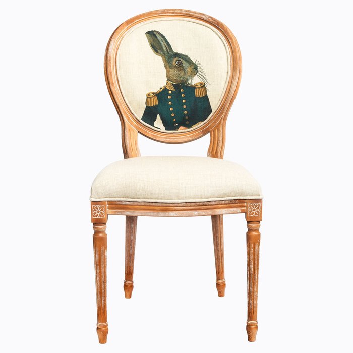 Стул Мистер Заяц Лайт в светло-бежевой обивке - купить Обеденные стулья по цене 32000.0