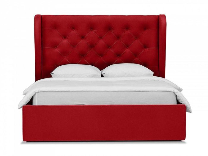 Кровать Jazz красного цвета 160х200 с подъемным механизмом