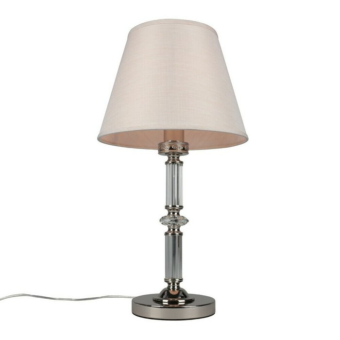 Настольная лампа Maranza с бежевым абажуром 
