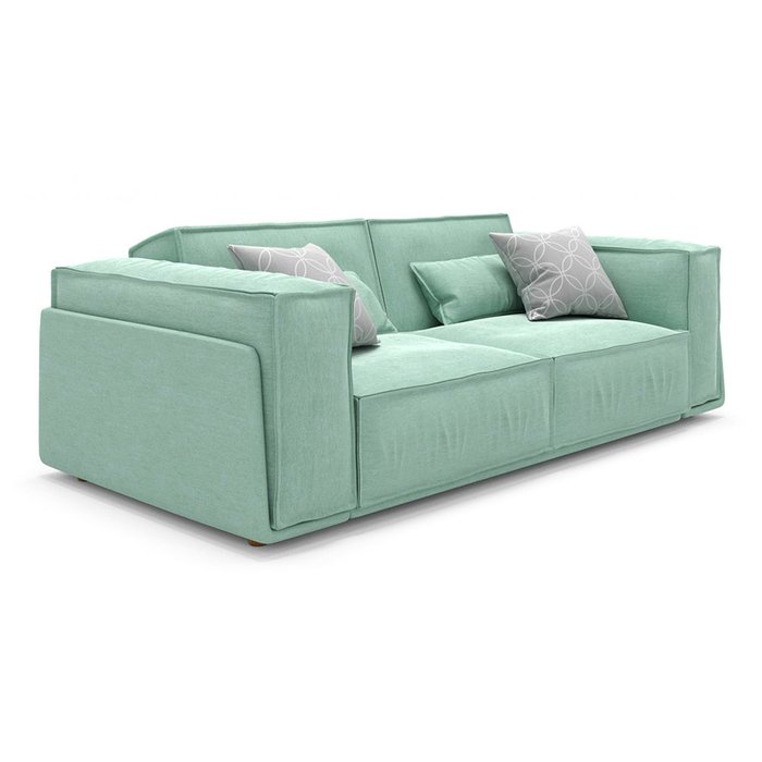 Диван-кровать Vento Classic long двухместный голубого цвета - купить Прямые диваны по цене 120100.0