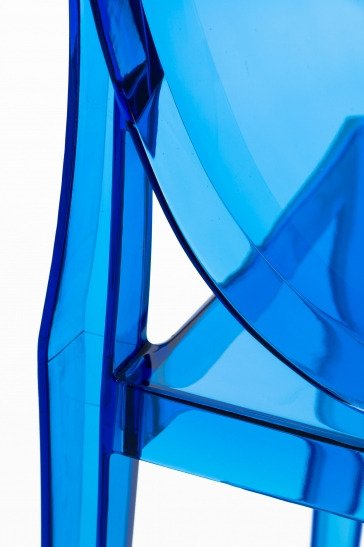 Стул прозрачный синий "Victoria Ghost" - купить Обеденные стулья по цене 5623.0