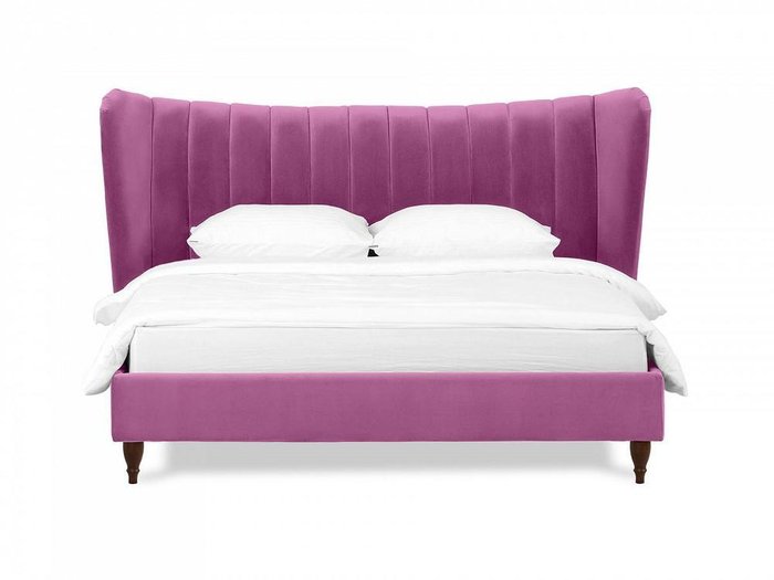 Кровать Queen Agata L 160х200 пурпурного цвета - купить Кровати для спальни по цене 71640.0