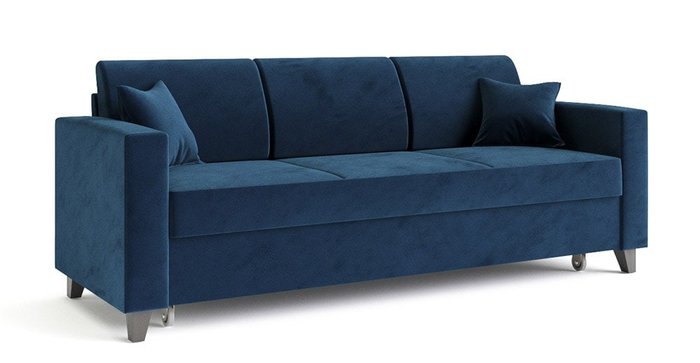 Диван-кровать Эмилио темно-синего цвета - лучшие Прямые диваны в INMYROOM