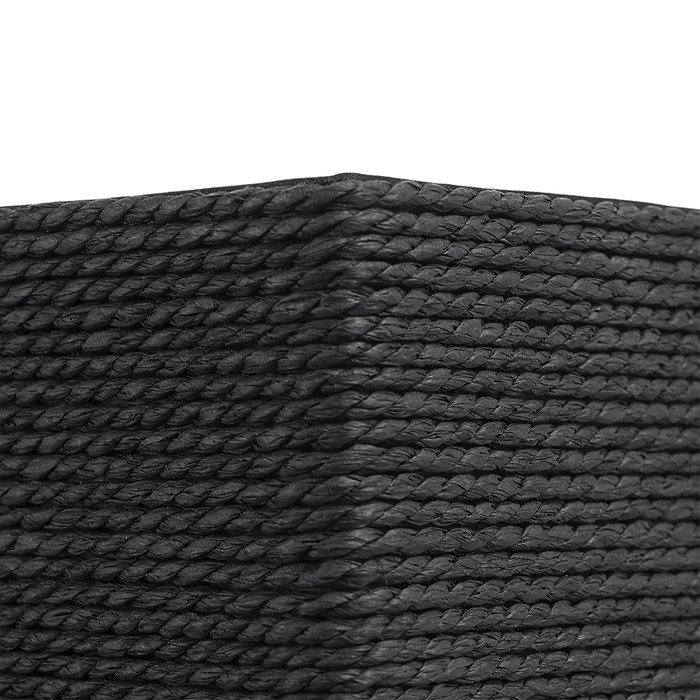 Корзина для хранения Lian черного цвета - лучшие Плетеные корзины в INMYROOM