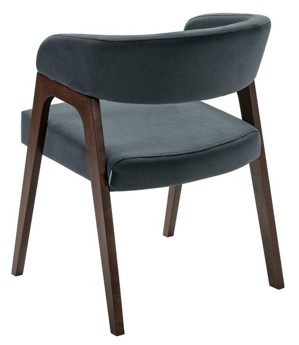 Стул-кресло Baxter серо-коричневого цвете - лучшие Обеденные стулья в INMYROOM