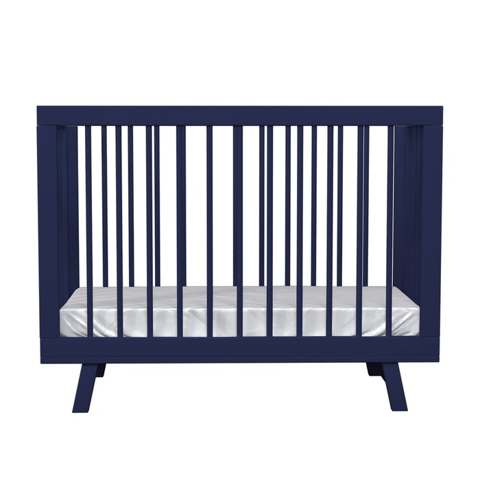 Кроватка для новорожденного Lilla Aria 60х120 темно-синего цвета - купить Колыбели по цене 42500.0