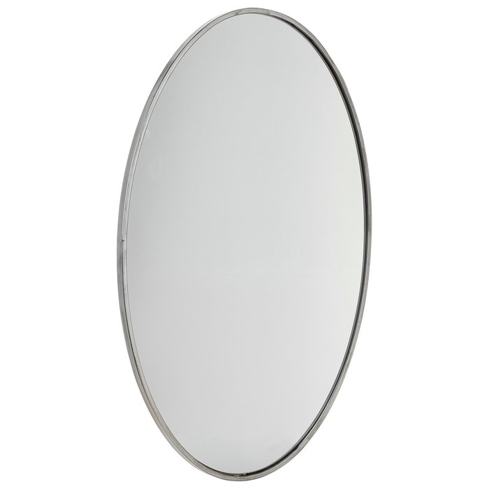 Зеркало настенное Биарриц серебряного цвета - лучшие Настенные зеркала в INMYROOM