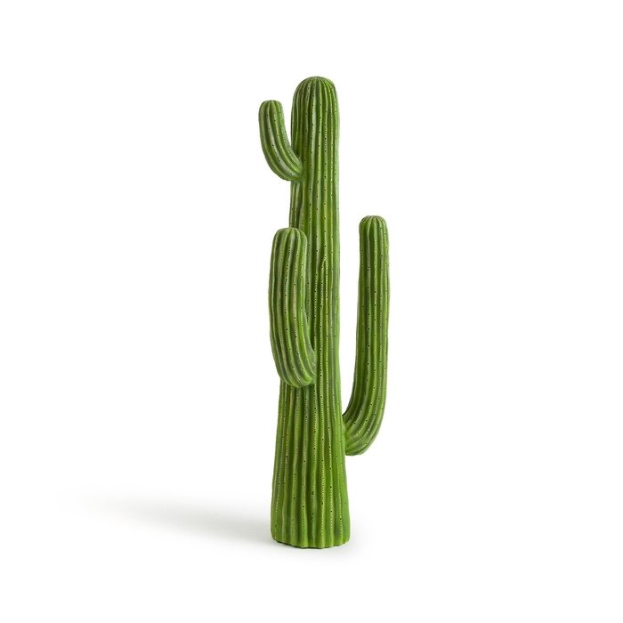 Кактус из пластика Quevedo зеленого цвета - лучшие Фигуры и статуэтки в INMYROOM