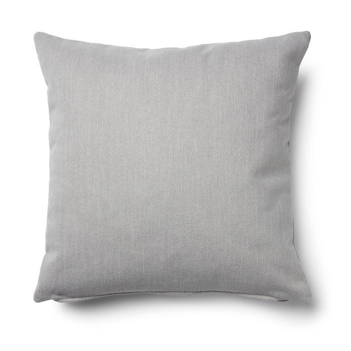 Чехол для декоративной подушки Mak fabric light grey светло-серого цвета