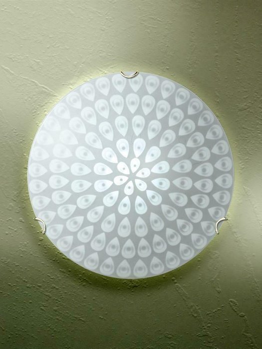 Настенно-потолочный светильник V6012/1A (металл, цвет белый) - купить Бра и настенные светильники по цене 1038.0