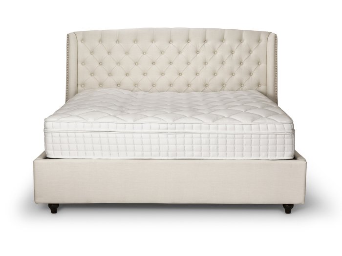 Кровать Dante бежевого цвета 180х200 - купить Кровати для спальни по цене 79200.0