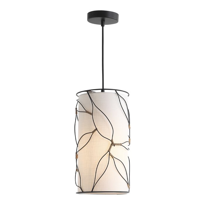 Светильник подвесной ST-Luce Черный/Бежевый E27 1*60W ROOT