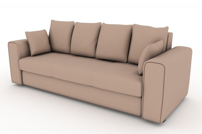 Прямой диван-кровать Giverny темно-бежевого цвета