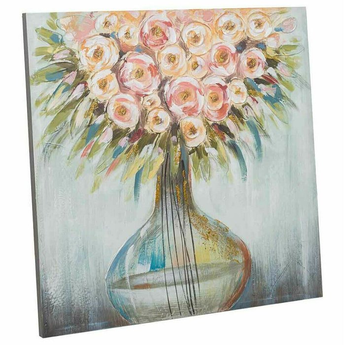 Картина Полотно древесина ели 80 x 3 x 80 cm