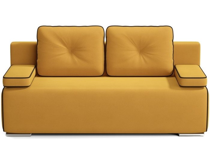 Диван-кровать Асти желтого цвета - лучшие Прямые диваны в INMYROOM