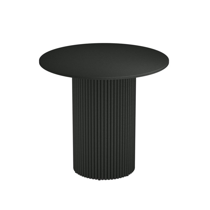 Обеденный стол Trubis Wood L 80 черного цвета