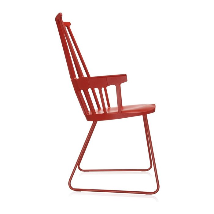 Кресло Comback красного цвета - лучшие Обеденные стулья в INMYROOM
