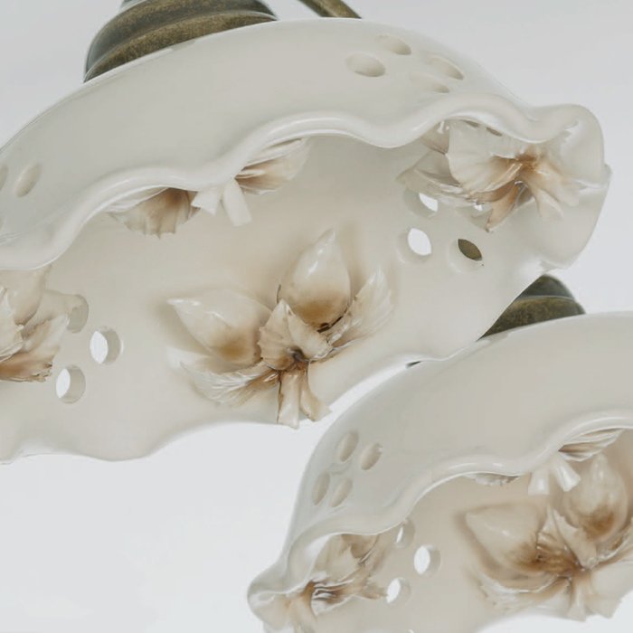Подвесной светильник Jago Sorrento с белым керамическим абажуром - лучшие Подвесные люстры в INMYROOM