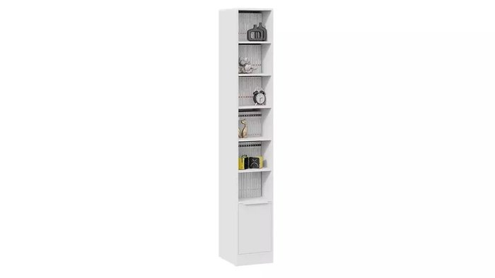 Книжный шкаф Марли белого цвета - купить Книжные шкафы по цене 6299.0
