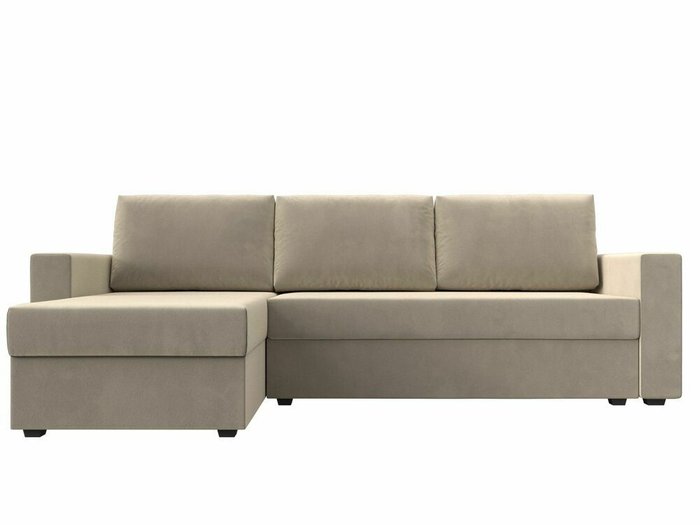 Угловой диван-кровать Траумберг Лайт бежевого цвета левый угол - купить Угловые диваны по цене 25999.0