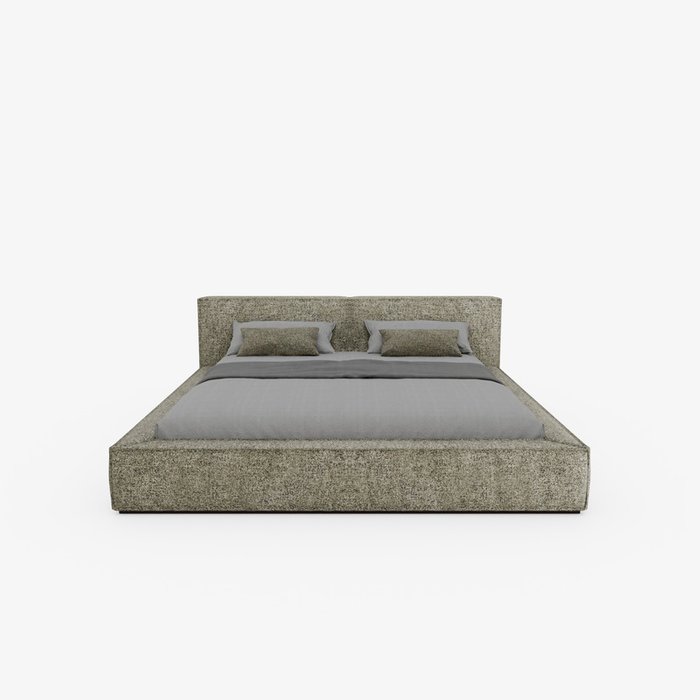 Кровать Terra 200х200 бежевого цвета с подъемным механизмом - купить Кровати для спальни по цене 154350