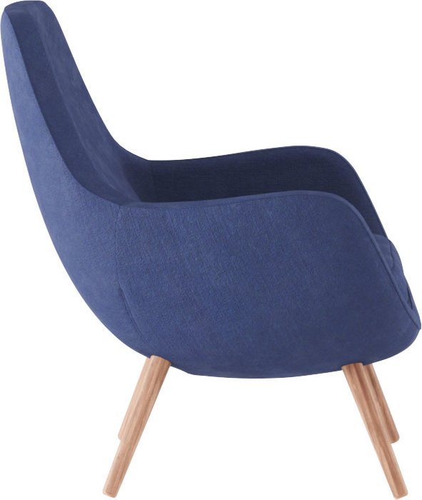 Кресло Лидия синего цвета - купить Интерьерные кресла по цене 61665.0
