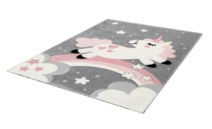 Детский ковер Amigo Unicorn Pink розового цвета 160х230 - купить Ковры по цене 32560.0 Детский ковер Amigo Unicorn Pink розового цвета 160х230 - купить Ковры по цене 32560.0