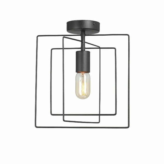 Потолочный светильник V3793-1/1PL (металл, цвет черный) - лучшие Потолочные светильники в INMYROOM