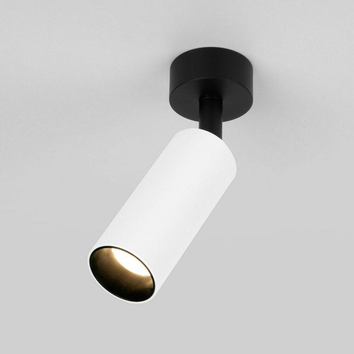 Накладной светодиодный светильник Diffe 3 бело-черного цвета - купить Накладные споты по цене 2270.0
