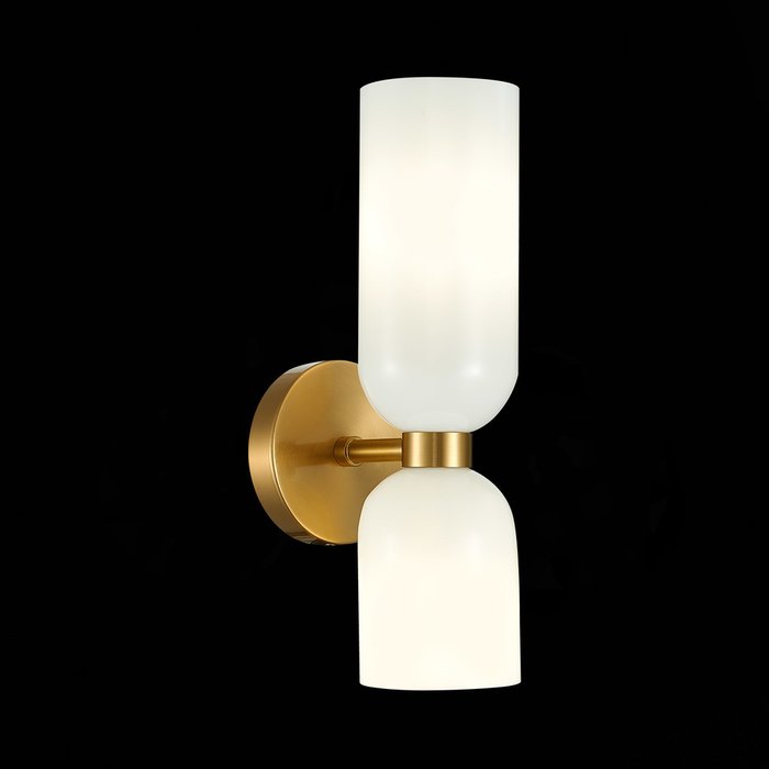Бра ST-Luce Золотистый/Белый E14 2*40W TREVISO - лучшие Бра и настенные светильники в INMYROOM