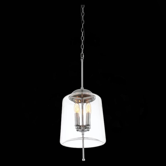 Подвесной светильник Delevaso с плафоном из стекла - лучшие Подвесные светильники в INMYROOM