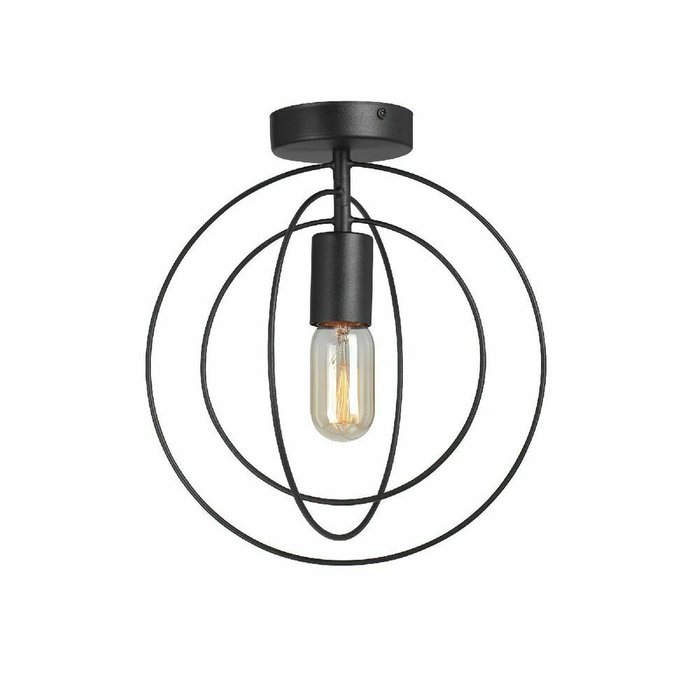 Потолочный светильник V3794-1/1PL (металл, цвет черный) - лучшие Потолочные светильники в INMYROOM