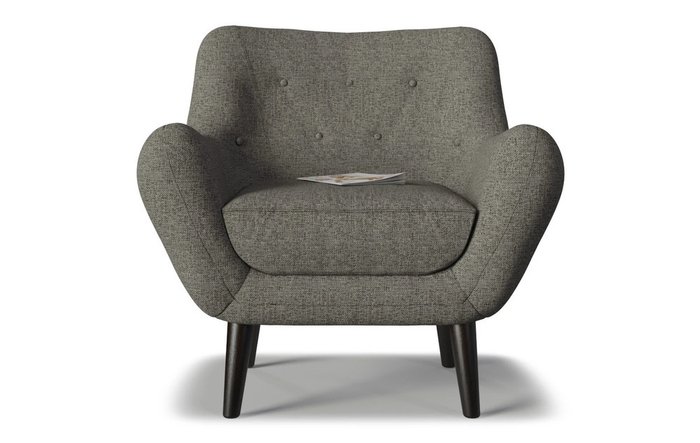 Кресло Элефант dream серого цвета - купить Интерьерные кресла по цене 18448.0