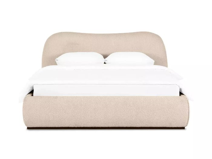 Кровать Patti 160х200 светло-бежевого цвета без подъемного механизма - купить Кровати для спальни по цене 100980.0