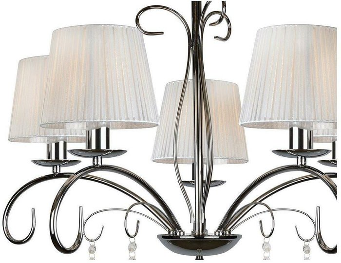 Подвесная люстра iLamp Perfection RM7006/5CR - лучшие Потолочные светильники в INMYROOM