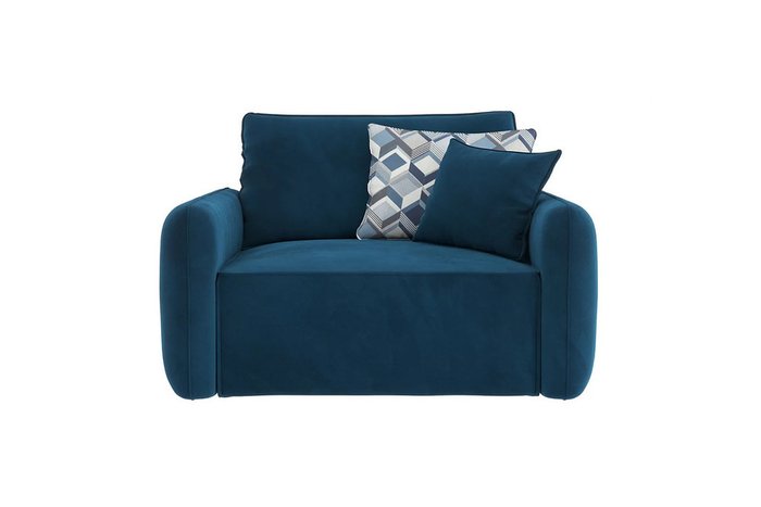 Диван-кровать Портленд светло-синего цвета - купить Прямые диваны по цене 34990.0