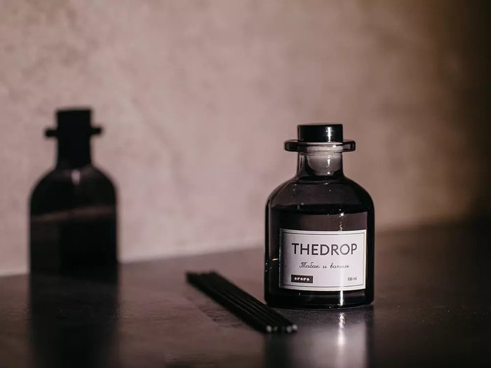 Диффузор Thedrop 100 мл аромат табак и ваниль - лучшие Ароматы для дома в INMYROOM