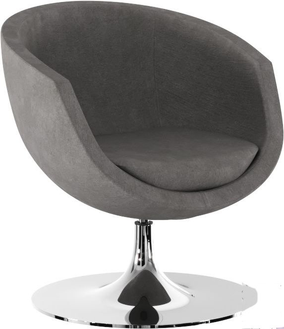 Кресло Лион Gray серого цвета 