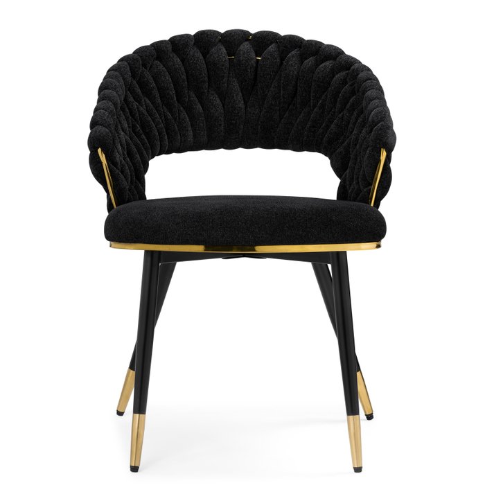 Обеденный стул Rakel черного цвета - купить Обеденные стулья по цене 14210.0