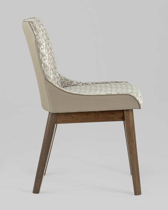 Набор из двух стульев Nymeria бежево-коричневого цвета - лучшие Обеденные стулья в INMYROOM