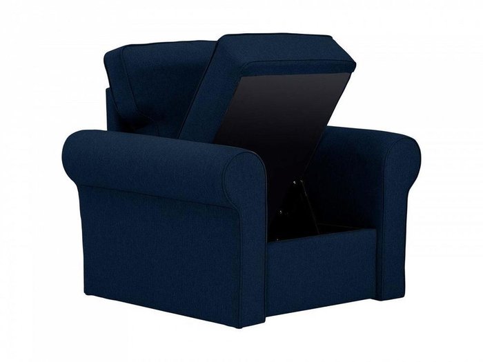Кресло Murom темно-синего цвета - лучшие Интерьерные кресла в INMYROOM