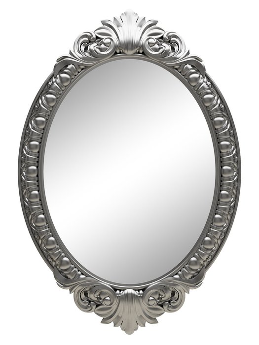 Настенное зеркало Эджил Серебро металлик (S)