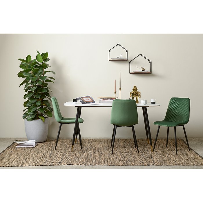 Стул Сlifford зеленого цвета - лучшие Обеденные стулья в INMYROOM