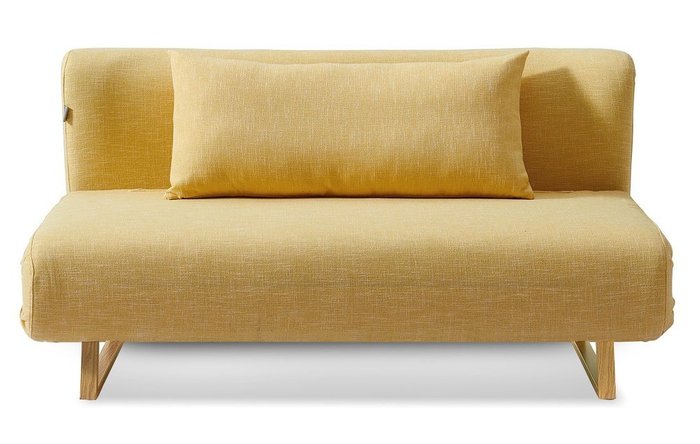 Диван-кровать Rosy желтого цвета - купить Прямые диваны по цене 54116.0