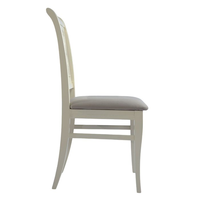 Комплект из двух стульев Ричмонд бежевого цвета на основании цвета слоновой кости - лучшие Обеденные стулья в INMYROOM