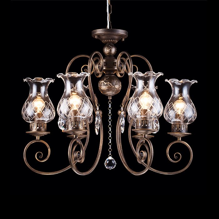 Подвесная люстра Arte Lamp Palermo в кантри-стиле  - купить Подвесные люстры по цене 20500.0