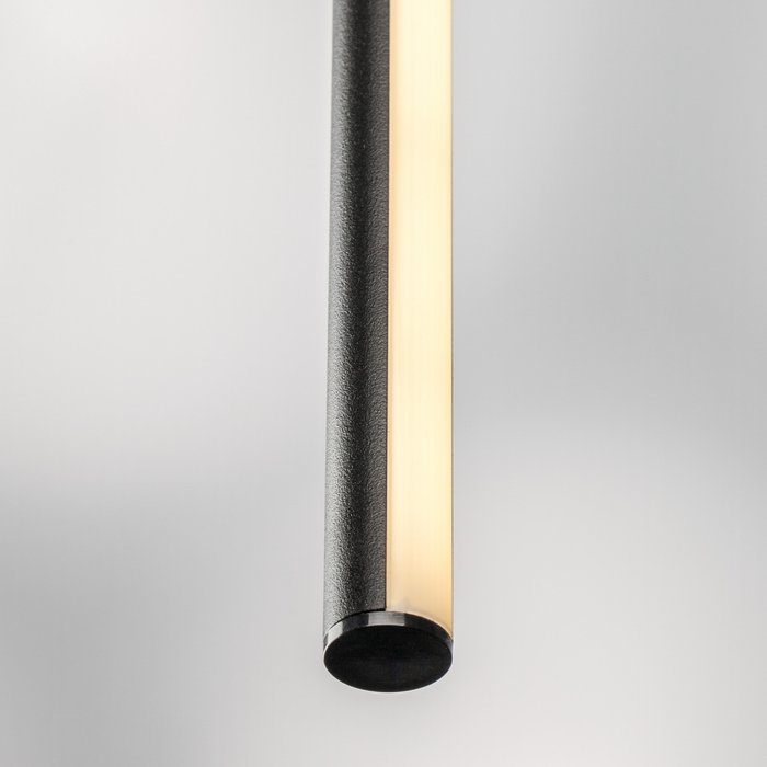 Люстра TUBO LED 24W 2000LM 80G ЧЕРНЫЙ 3000K - купить Подвесные светильники по цене 10999 Люстра TUBO LED 24W 2000LM 80G ЧЕРНЫЙ 3000K - купить Подвесные светильники по цене 10999