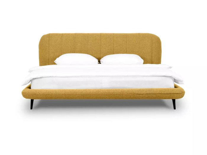 Кровать Amsterdam 160х200 желтого цвета - лучшие Кровати для спальни в INMYROOM