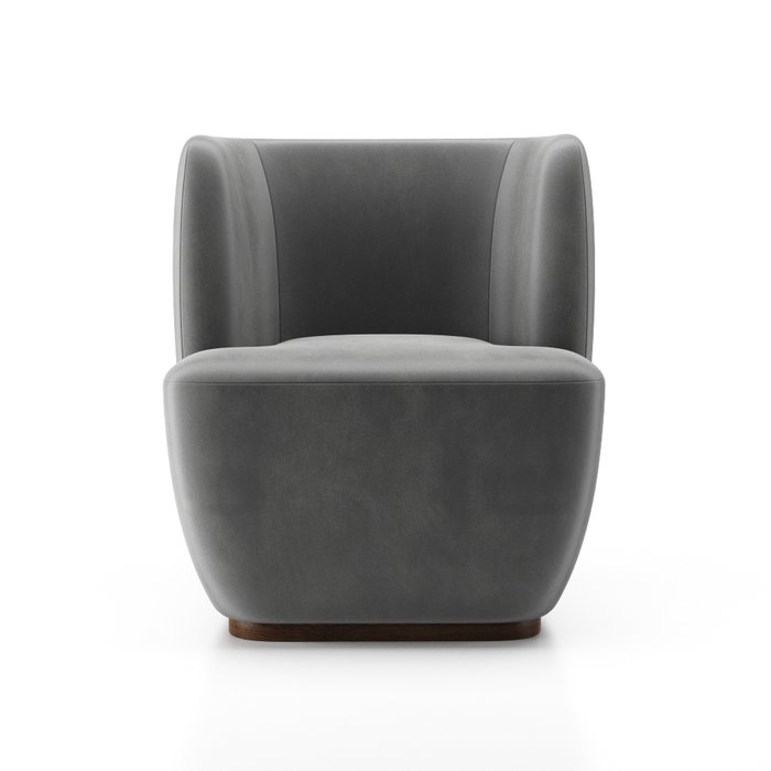 Кресло Bianchi серого цвета - купить Интерьерные кресла по цене 53000.0