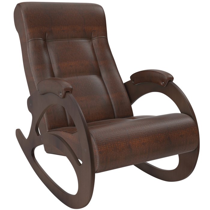 Кресло-качалка Модель 4 без лозы AntikCrocodile/орех